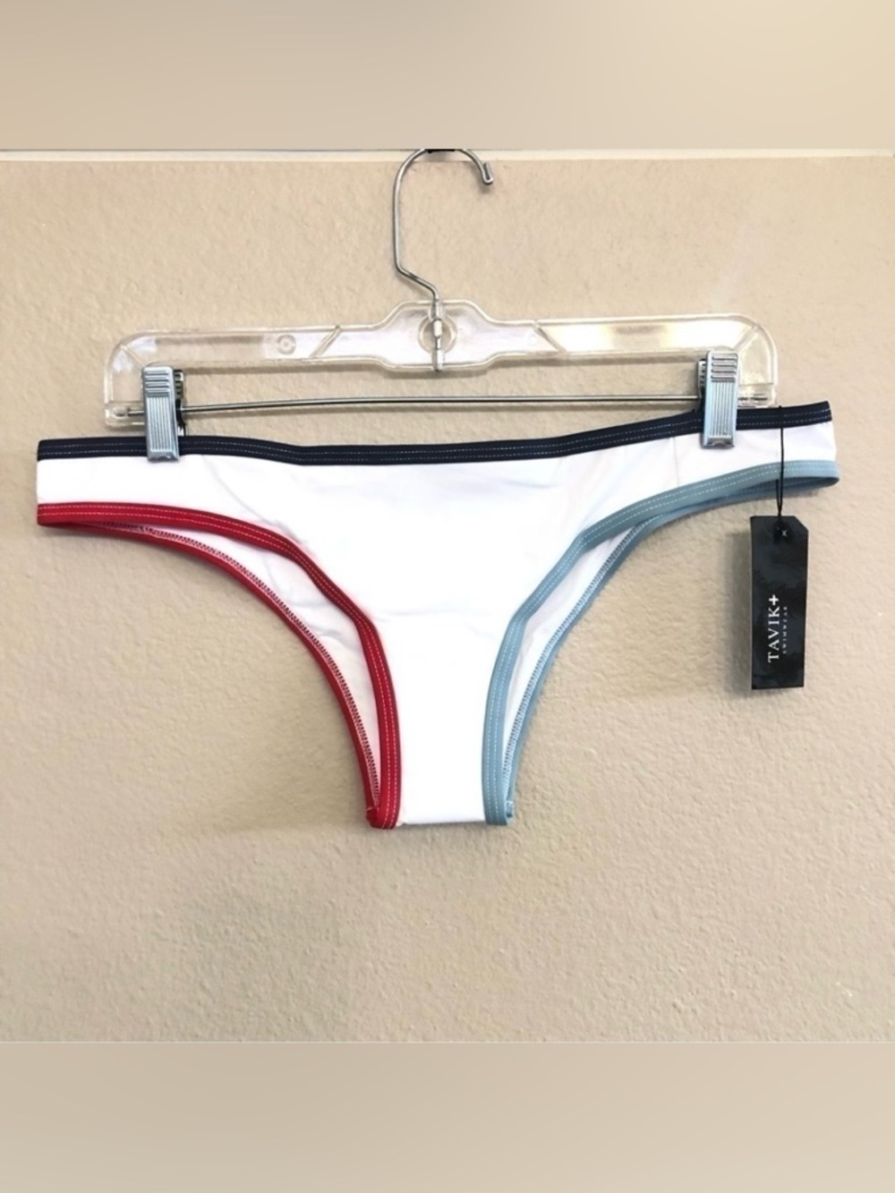 Tavik Jayden Americana Color Blocked Moderate Coverage Bikini Bottom Size L